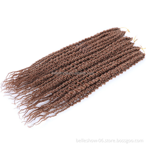 Hot sell passion twist hairLow Temperature Synthetic Braiding Hair 2X Twisted Crochet Braids Hair Extension Senegal Twist